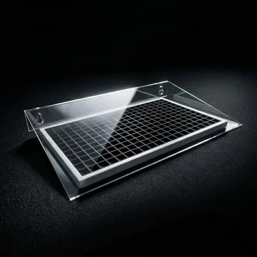 Queence Lichtschachtabdeckung aus Acryl 40x45 cm