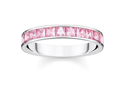 Thomas Sabo Damenring TR2358-051-9-54 aus 925er Silber - Eleganter Damenring aus 925er Silber, Größe 54 - perfektes Accessoire für jeden Anlass und zeitloses Schmuckstück.