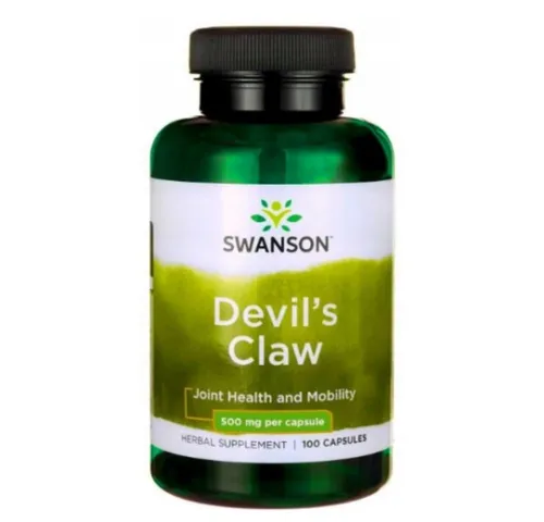Swanson Health Products Swanson Devils Claw 500mg 100 Kapseln Teufelskralle Kapseln, 81 g