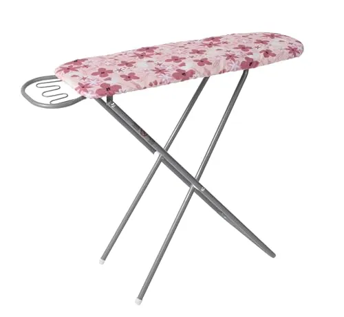 Bayer Chic 2000 Kinder-Bügelbrett, 3-Fach höhenverstellbar, klappbar | Kinderbügelbrett mit Bügeleisenablage. Arbeitshöhe 3-stufig verstellbar (51/55/58 cm). Platzsparend klappbar. 1,9 kg leicht.