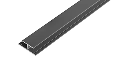 S-Polytec Aluminium H-Profil 2m Anthrazit für HPL-Platten von S-Polytec