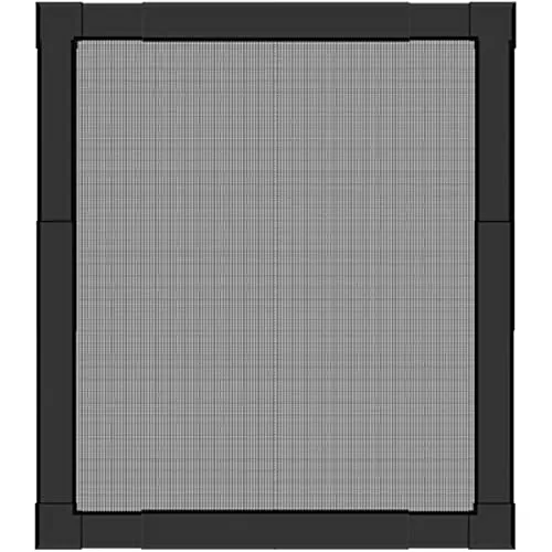 Schellenberg Fliegengitterfenster TELESCOPE 100 x 120 cm - Fliegengitter mit ausziehbarem Aluminiumrahmen und reißfestem Fiberglasgewebe für individuelle Anpassung ohne Sägen oder Bohren. Ideal für effektiven Insektenschutz!