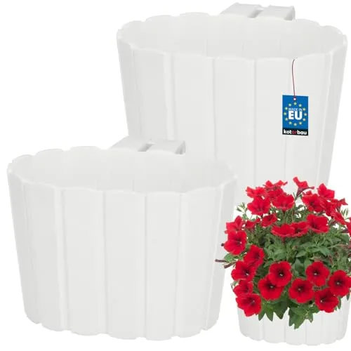 KOTARBAU® 2er Set Blumentopf Hängend