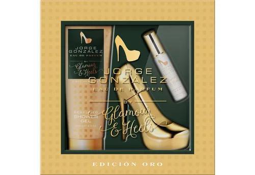 JORGE GONZÁLEZ Eau de Parfum EDICIÓN ORO Geschenkset - Luxuriöses 3-teiliges Geschenkset mit Eau de Parfum und Duschgel. Ideal für besondere Anlässe, symbolisiert Weiblichkeit und Glamour mit fruchtig-floralen Noten. Perfekt für die beste Freundin oder Schwester!