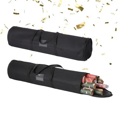 Geschenkpapier Aufbewahrung Geschenkpapier-Organizer 2x Geschenkpapiertasche