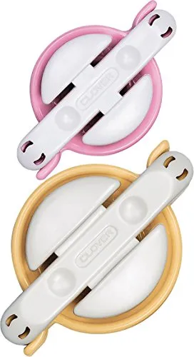 Clover CL3124 Pom-Hersteller, Plastic, Rosa, 1-Pack