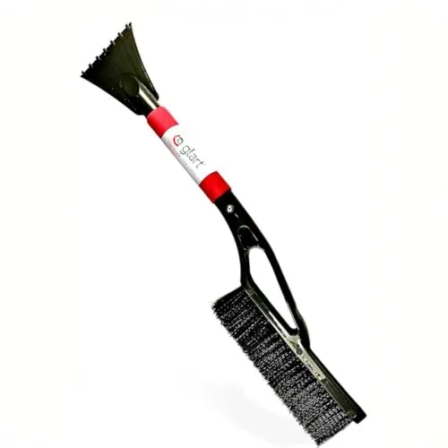 Glart - Professioneller Auto Eiskratzer mit Schneebesen, Schneekratzer stabil & langlebig