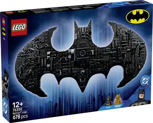 LEGO® Super Heroes 76330 Batman™ Logo - Entdecke das Batman™ Logo Set! Ideal für kreative Bauprojekte, bietet es endlosen Spaß und ist perfekt für LEGO-Fans jeden Alters.