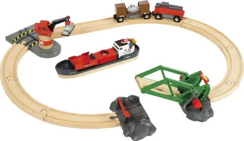 BRIO World 33061 Container Hafen Set von BRIO