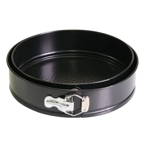 axentia Springbackform-Set Ø ca. 26/28 cm, auslaufsichere Backformen, Kuchenform-Set antihaftbeschichtet, mit Flachboden, gleichmäßige Bräune durch Stahlblech