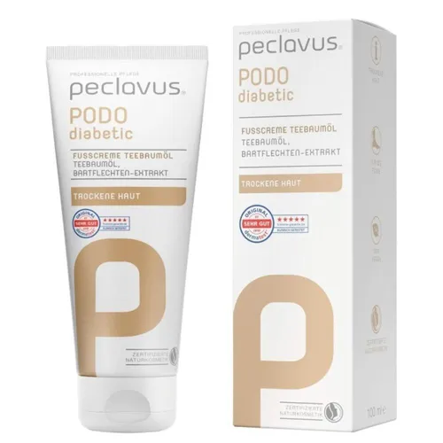 Peclavus PODOdiabetic Fußcreme Teebaumöl