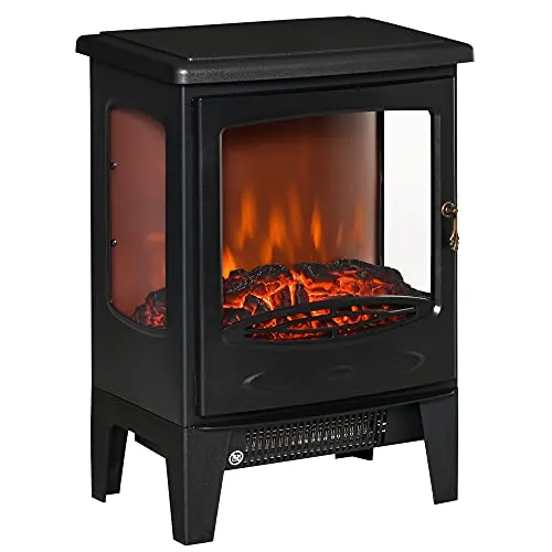 HOMCOM Elektrokamin mit Heizung, 1800 W von HOMCOM