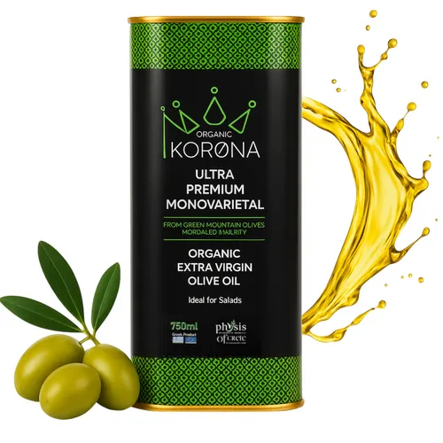 Physis Crete Olivenöl 3L Extra Vergine aus Griechenland - Salatdressing, kaltgepresst mit fruchtigem Geschmack, ideal für gesunde Ernährung und feine mediterrane Gerichte.