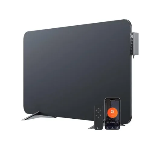 Hybrid Infrarotheizung mit Konvektion - 2000 Watt / Schwarz