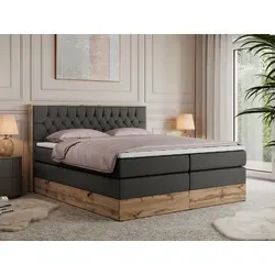 MKS MEBLE King Boxspringbett 180x200 mit Bettkasten