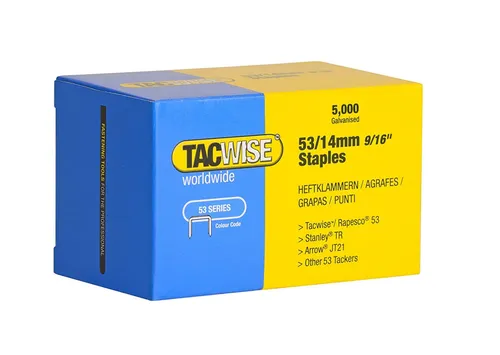 TACWISE Heftklammern 53/14 mm verzinkt 5.000 Stück