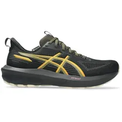 ASICS GT-1000 14 GTX Damen Stabilitätsschuh - Schwarz, Caramel, Größe 38 - Laufschuhe mit GORE-TEX® Membran für wasserdichte und atmungsaktive Eigenschaften, ideal für wechselhafte Bedingungen. Stabilität durch LITETRUSSTM Technologie und reaktionsfreudige FLYTEFOAMTM Dämpfung.