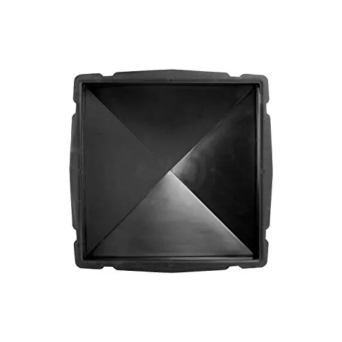 @tec Betonform Schalungsform Gießform Polypropylen (Kunststoff) - Pfeilerabdeckung/Mauerabdeckung - Pyramide/spitz zulaufend 30 x 30 x 7,5cm