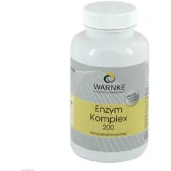 Enzym Komplex 200 Kapseln - Warnke Vitalstoffe - Arzneimittel zur Unterstützung der Verdauung, fördert die Nährstoffaufnahme und ist ideal für eine gesunde Ernährung.
