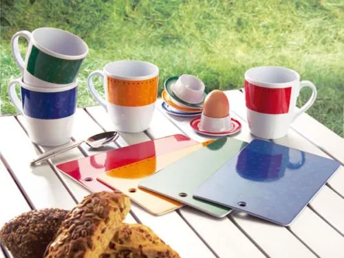 teiliges Melamin Campinggeschirr Geschirr Picknick 4 Personen 12