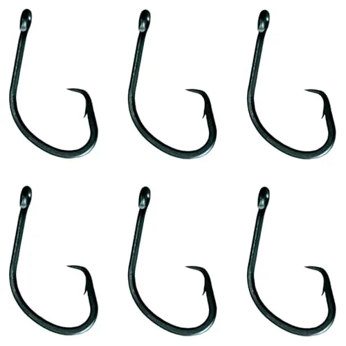 Dieter Eisele Rotbarsch VMC Circle Haken schwarz - 6 Kreishaken, Größe:10/0