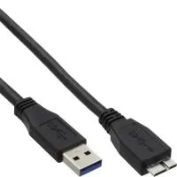 InLine 35415 - USB-Kabel - USB Typ A, 4-polig (M) - Micro-USB Typ B, 9-polig (M) - 1,5m (USB3.0) (35415)