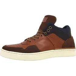 Bullboxer Schnürstiefel Braun - Komfort und Stil in Größe 41 - Hochwertige Schnürstiefel aus Glattleder und Wildleder mit praktischem Reißverschluss. Ideal für den Alltag, bieten sie optimalen Tragekomfort und eine sichere Außensohle.