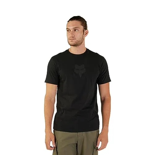 Fox Racing Head Ss Prem Tee Windbreaker Herren, Schwarz, XL - Herren-Shirts mit Siebdruck-Grafiken aus gekämmtem, ringgesponnenem Jersey für maximalen Komfort und klassischen Fox Stil.