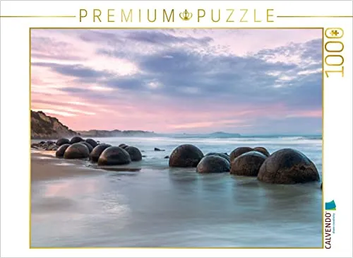 CALVENDO Puzzle Moeraki-Felsbrocken, 1000 Teile - Erleben Sie die beeindruckenden Landschaften Neuseelands mit diesem 1000 Teile Foto-Puzzle. Perfekt für entspannte Stunden und ideal für Puzzle-Liebhaber!