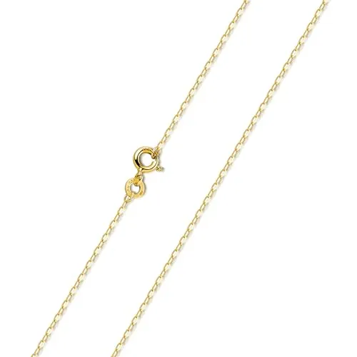 MATERIA Goldkette 333 Gold Damen Ankerkette 50cm - Elegante Ankerkette aus 333 Gold, hergestellt in Deutschland. Das stilvolle Design und die hochwertige Verarbeitung machen sie zum perfekten Geschenk für besondere Anlässe.