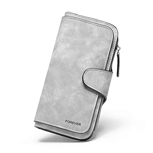 RRANCharltu Geldbeutel Damen Große Kapazität Weichem Kunstleder, Geldbörse Damen mit Kartenfächer und Kleingeldfach Portemonnaie Damen