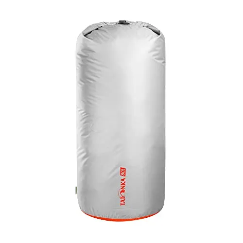 Tatonka Dry Sack 80L - Wasserdichter Packsack in Grau - Packsäcke für Outdoor-Abenteuer, aus recyceltem Polyester mit PU-Beschichtung, ideal für wasserdichte Aufbewahrung von Gepäck und Ausrüstung.
