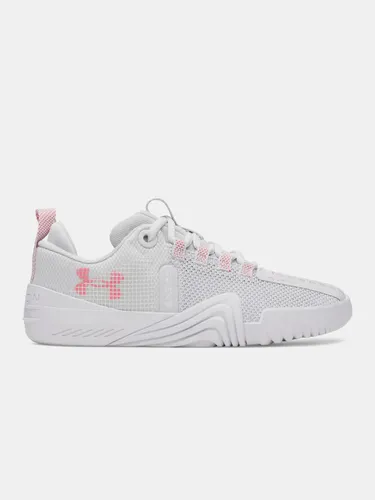 Under Armour TriBase Reign Damen-Trainingsschuhe, Grau, Weiß, Rosa, 40 EU - Die Under Armour TriBase Reign Damen-Trainingsschuhe bieten optimale Stabilität und Balance. Ideal für intensives Fitnesstraining, sorgen sie mit ihrer TriBase-Technologie für besten Bodenkontakt und Komfort.