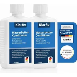 Waterclean Mehrbereichskonditionierer Plus | Bekämpft Mikroorganismen und verhindert Geruchs- und Luftblasenbildung in Wassermatratzen (2x 250ml)