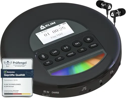 KLIM Nomad CD Player Bluetooth