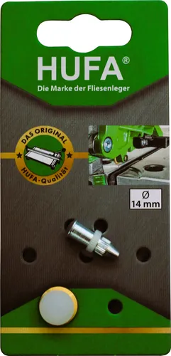 Hufa Fliesenschneider Maximum Set HM Titan-Nitrit Schneidrad Ø14mm+Achse