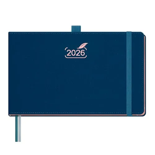 BEZEND Kalender 2026 Buchkalender Querformat 23 x 14 cm