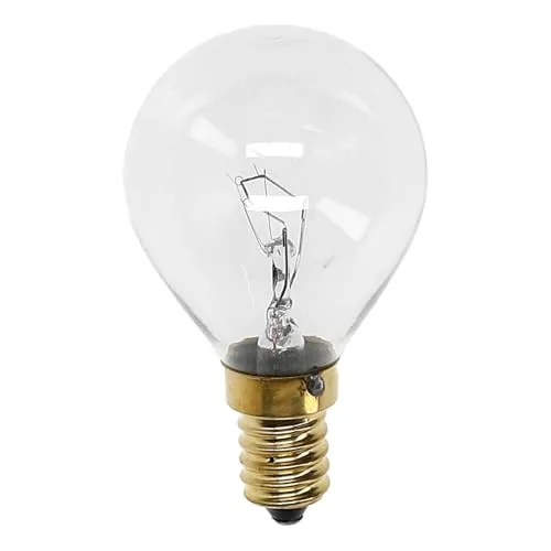 easyPART Kompatibel/Ersatz für EUROPART 10007085 Lampe E14 40W 45mmØ 75mm 220/230V Kugelform Universal für Backofen Herde Dunstabzugshauben Geschirrspüler passend wie Bosch 00057874 Electrolux