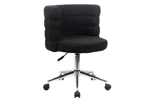SVITA Schreibtischstuhl CLOUD - Höhenverstellbarer Drehstuhl mit Teddyboucle-Bezug - Moderner Bürostuhl mit verstellbarer Sitzhöhe, ideal für jeden Bodenbelag. Der kuschelige Teddyboucle-Bezug sorgt für maximalen Komfort und ein stylisches Ambiente.