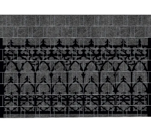 zaunzu Sichtschutzstreifen FENCE - Bedruckter Sichtschutz 2,5m x 1,8m, (1 Rolle, Motivdruck Sichtschutzstreifen), Einfarbiger Druck für Doppelstabgitter