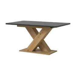 Esstisch ausziehbar   ¦ grau ¦ Maße (cm): B: 150 H: 76