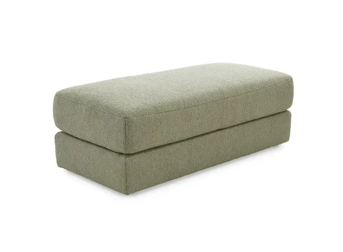 luma-home Polsterhocker 15253 – Designerhocker in Hellgrün mit Bonellfederkern - Moderner Polsterhocker in stilvollem Hellgrün – ideal als zusätzliche Sitzgelegenheit oder Fußablage. Robuster Flachgewebe-Bezug und hoher Sitzkomfort durch Bonellfederkern machen ihn zum perfekten Wohnaccessoire.