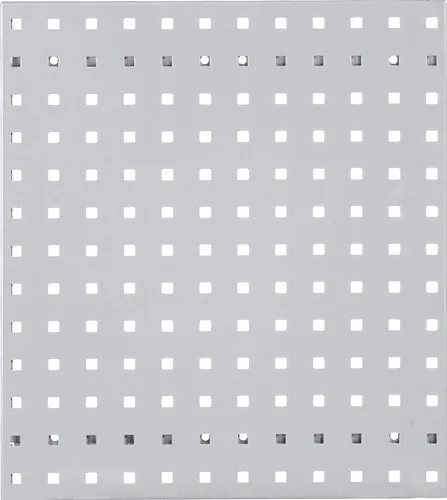 Lochplatte B450xL500mm lichtgrau RASTERPLAN - Werkstatteinrichtung mit flexibler und ausbaufähiger Lochplatte aus robustem Stahlblech, ideal zur individuellen Befestigung und als Trennwand.