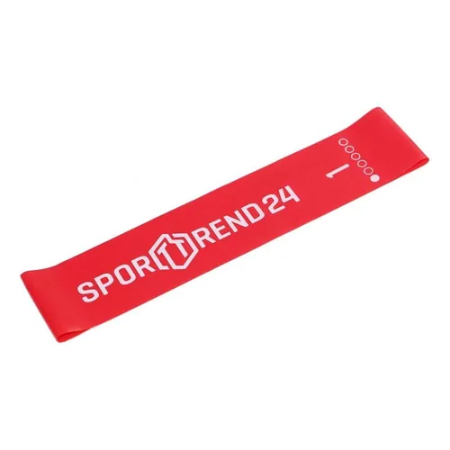 Sporttrend 24® Mini Band rot | Fitnessband sehr leicht Resistance Band