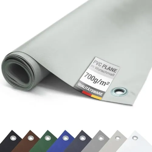 ANKO PVC Schutzplane 700g/m² - Hochwertige Abdeckplane aus reißfestem PVC, 100% wasserdicht und UV-beständig – ideal für Landwirtschaft, Industrie und Garten.
