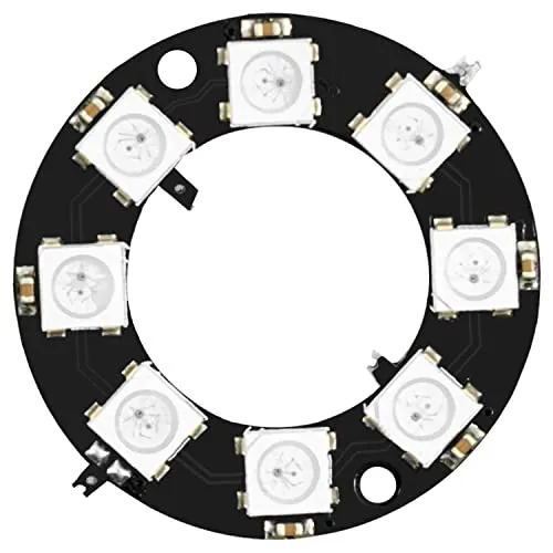 AZDelivery RGB LED Ring 8 bit WS2812 5050 RGB LED + integrierter Treiber RGB Lichtmodul | Kompatibel mit Arduino und Raspberry Pi