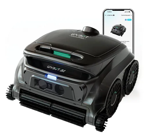 Wybot L1 Kabel Poolreiniger - Der Wybot L1 ist ein kabelgebundener Poolreinigungsroboter mit leistungsstarkem Motor und effizienten Filtern. Ideal für die gründliche Reinigung von Wänden und Wasserlinien.