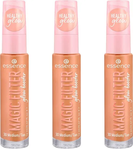 Essence Primer MAGIC FILTER glow booster, 3er Pack, mit weichem Tent