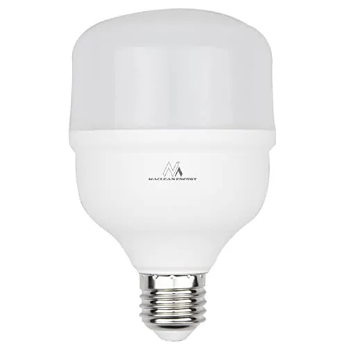 Maclean MCE302 CW LED-Glühbirne E27 Birne LED Leuchtmittel 200 Grad Lichtwinkel Hochleistung Lampe Energiesparlampe Glühlampe Ultrahell (Kaltweiß, 28W / 2940 Lumen)