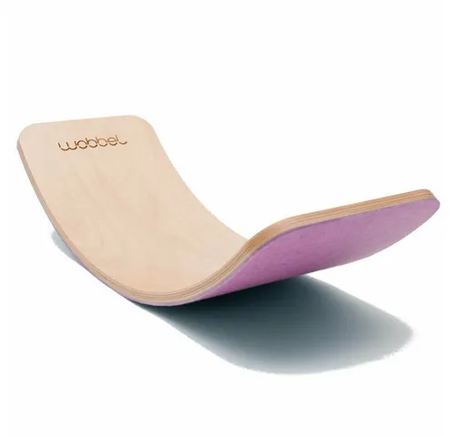 Wobbel Balanceboard Wobbel Board Pro - transparent, Filz Wildrose